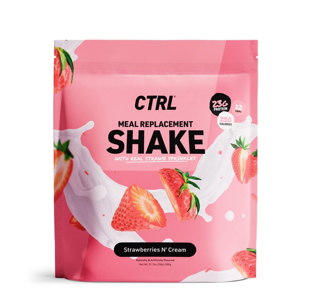 CTRL Meal Replacement Shake | Strawberries N' Cream | 2lbs, 23g protein