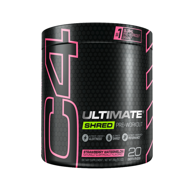 Cullucor C4 Ultimate Shred Preworkout | Strawberry Watermelon | 20 servings