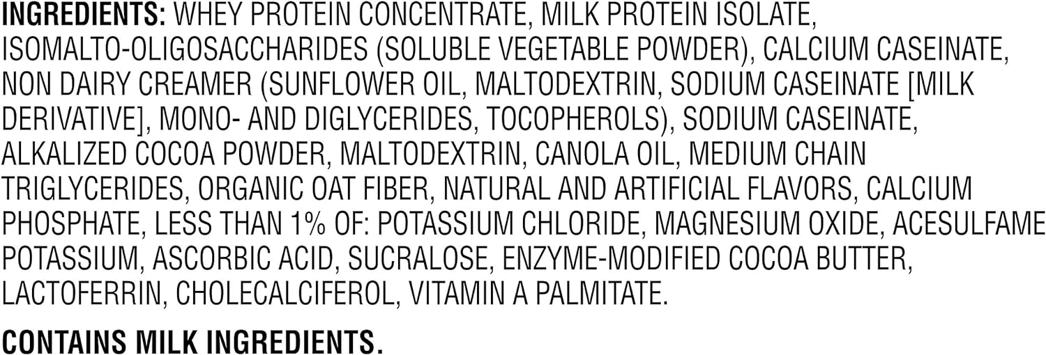 Muscle Milk Protein Powder | Chocolate | 2lbs, 11 Servings, 32g Protein, 2g Sugar